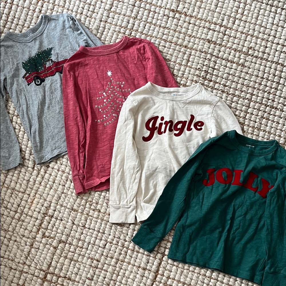 J.Crew boys holiday tee bundle